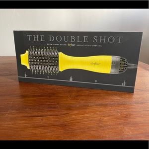 DryBar (brand) “Double Shot” hairbrush hair dryer.